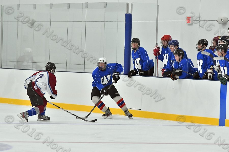 Wheaton College Men\'s Ice Hockey vs Middlesex Community College. - Photo By: KEITH NORDSTROM
